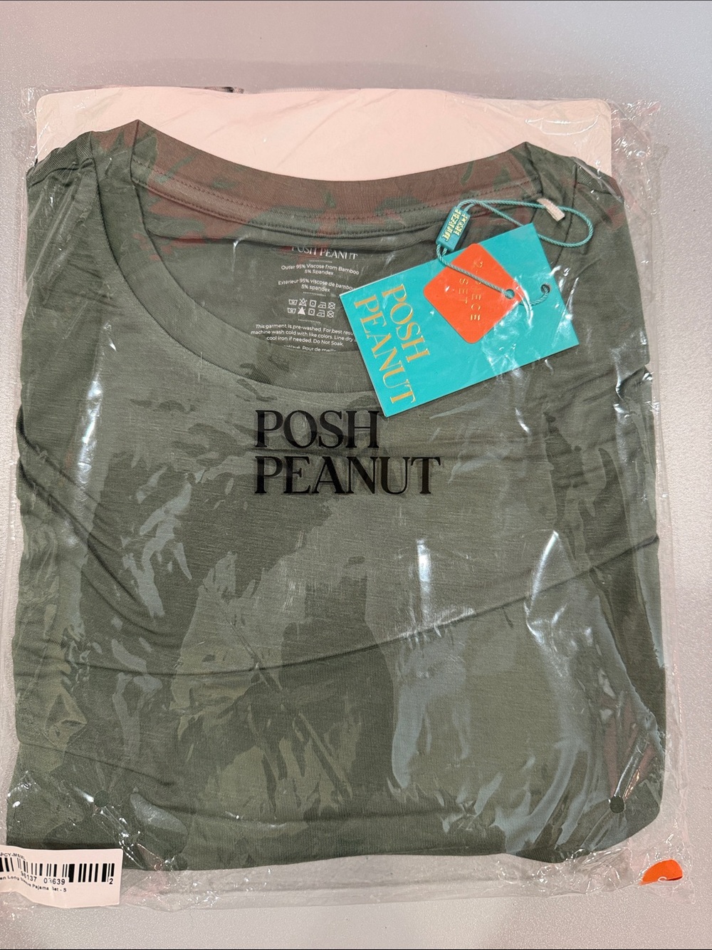 Posh Peanut Bamboo Men’s Percy Dragons Long Sleeve Pajama Set Small NWT